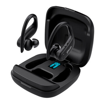 Picun SP-06 TWS bluetooth 5.2 Earphone HiFi Stereo Bass AAC Audio ENC Noise Cancelling 1500mAh Battery IPX5 Waterproof LED Digital Display Sports Headphone