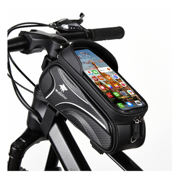 Wolfilist Bike Bag 2L Large Capacity Waterproof With Sun-Visor Rain Cover Phone Holder   - Perfect Bicycle Equipment