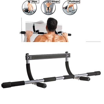 Portable Sit ups Workout Bar Home Door Pull Up Horizontal Bar Gym Fitness Exercise Tools