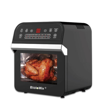 $179.99 for BioloMix 12L 1600W Air Fryer Oven Toaster Rotisserie and Dehydrator with LED Digital Touchscreen, 16-in-1 Countertop Oven