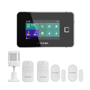 BlitzWolf® BW-IS20 Wireless 2G GSM Wifi Smart Home Security Alarm System Kit