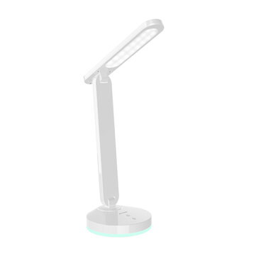 BlitzWolf® BW-LT16 Floding Desk Lamp with Automatic RGB Ambient Lighting Base Touch Control Stepless Dimming Table Light - White