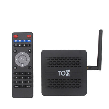 TOX1 Amlogic S905X3 4GB RAM 32GB ROM 2.4G 5G WiFi Bluetooth 1000M LAN 4K HD Smart Android 9.0 TV Box Set top Box Support Youtube Netflix