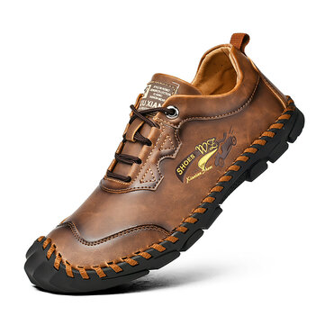 slip resistant leather shoes