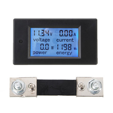 Details about   DC Digital Display Multifunctional Power Monitor High Precision Energy Meter US 