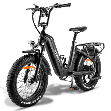 [EU Direct] FAFREES F20 Master 48V 22.5AH 500W 20*4.0 Inch Fat Tire Folding Electric Bicycle 140-160KM Max Mileage 150KG Payload Electric Bike