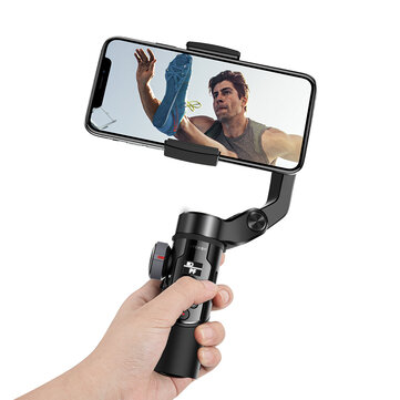 BlitzWolf BW-BS14 Pro 3 Axis Gimbal Stabilizer with Dual Zoom Movable Time-lapse Foldable Selfie Sticks Tripod for Action Camera Phone