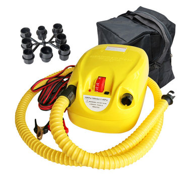 12V Portable Electric Air Pump for Inflatable Canoe Boats Rafts Kayaks kites