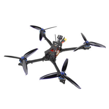 HGLRC Wind6 6S FPV Racing Drone F7 Dual Flight Control 65A 4in1 ESC 2408 1700KV Motor