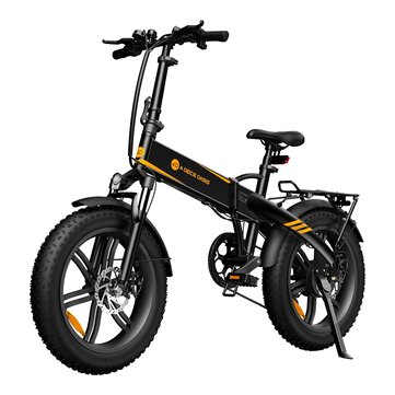 [EU Direct] ADO A20F XE 36V 10.4Ah 250W 20x4.0in Folding Electric Bicycle Certified Lighting 25KM/H Speed 80KM Mileage Electric Bike