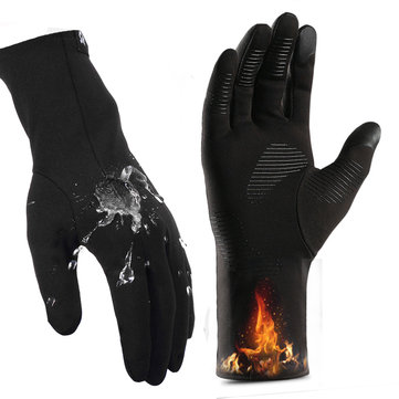Waterproof Thermal Full Finger Winter Warm Gloves Cycling Anti-Skid Touch Screen
