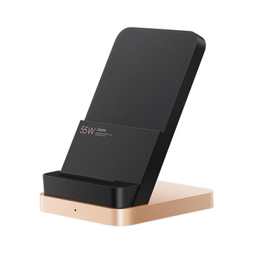 Xiaomi 55W Wireless Charger Fast Wireless Vertical Air-cooled Charging Stand For For Qi-enabled Smart Phones for iPhone 11 SE 2020 For Samsung Galaxy Note 20 Huawei P40 Pro Xiaomi Mi10