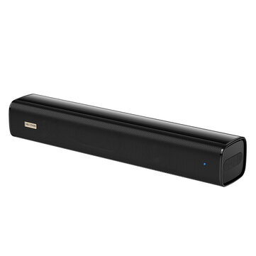 Blitzwolf® BW-SDB0 Pro 10W 2200mAh Mini bluetooth Soundbar for Desktop or Laptop PC with Stereo Sound, Unique Design, Wired & Wireless Connection, USB Powered