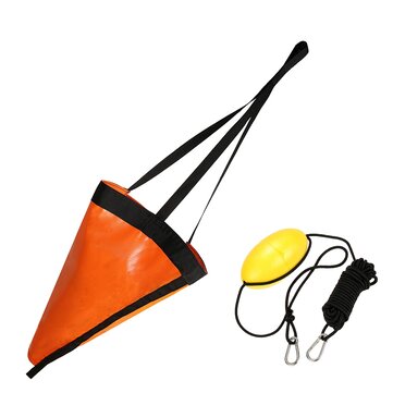 ,Suitable for The Ocean Boat//Wind Boat//Inflatable Boat//Power Boat etc 53 inch Orange Ikerall Drift Socks sea Anchor Hook