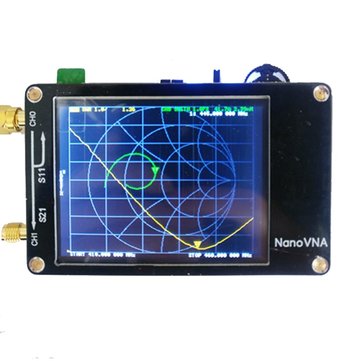Analyseur d'antenne de réseau à vecteur UHF VHF NanoVNA-H HF 50KHz-900 MHz-Boîte