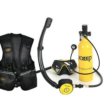 DIDEEP X5000 Plus 2L Scuba Diving Tank Set Snorkeling Air Oxygen Cylinder Underwater Equipment