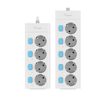32%OFF For BULL 16A 4/5 Way Independent Switch AC Universal Outlets Plug Home Socket EU Plug Power Strip