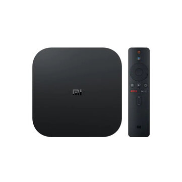 Xiaomi Mibox S 2GB DDR3 RAM 8GB ROM Android 8.1 5G WIFI bluetooth 4.2 H.265 TV Box Streaming Media Player Google Assistant Voice Control Support HD Netflix 5.1 Surround Sound Output Global Version - EU
