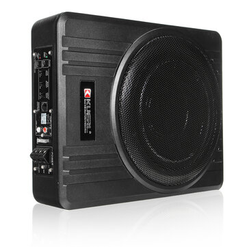 10 Inch 600W Car Under-Seat Subwoofer Active Powered Amplifier Bass Enclosed New 