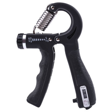 R-type Adjustable Hand Gripper Spring Mechanical Counting Finger Gripper Muscle Trainer Rehabilitation Training Fitness Device