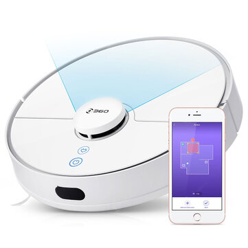 [International Edition] 360 S5 Smart Robot Vacuum Cleaner with LDS Laser Navigation 2000Pa Large Suction with APP Control