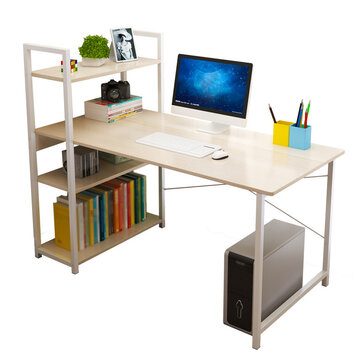 Computer Desk Simple Desktop Home, Desktop Computer Desk Bookcase Combination