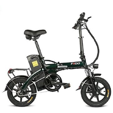 FIIDO L1 48V 250W 14.5h 14 Inches Folding Moped Bicycle 25km/h Max 90KM Mileage Electric Bike