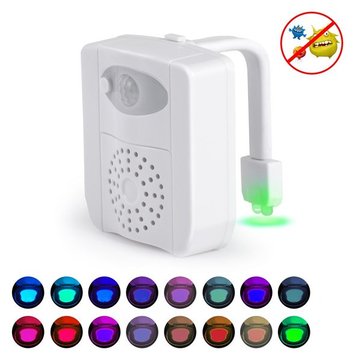 ARILUX® 16 Color Changing Motion Activated LED UV Sterilizer Toilet Night Light with Aromatherapy