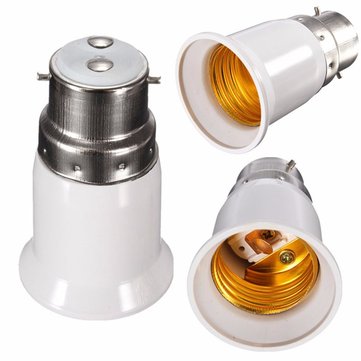 Lyvia Light/Lamp Fitting Adapter/Converter E27/ES To B22/BC Fittings 100wt Rated 