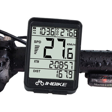 2.8" INBIKE Bicycle Computer Waterproof LCD Odometer Speedometer Backlight 