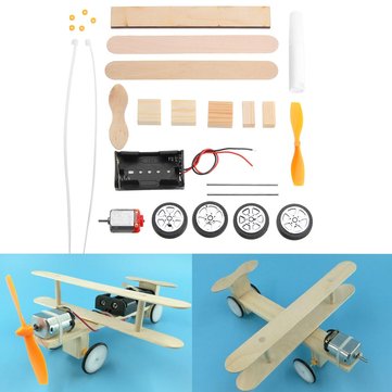 DIY Kits Physique Engery Conversion DIY Électrique Coulissant Avion Modèle 