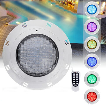 35W 360 LED RGB Underwater Swimming Pool Light Remote Control Waterproof 