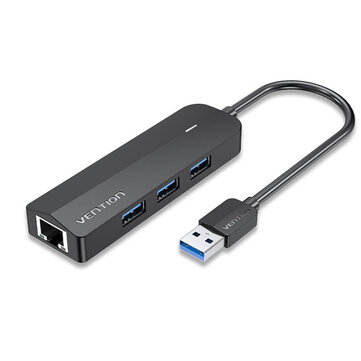 Vention CHNBB USB Ethernet Adapter USB 3.0 2.0 to RJ45 Gigabit Ethernet with Micro USB Charger Port for Network Hard Disk Ethernet HUB