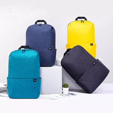 Original Xiaomi 20L Color Backpack Bag Women Men Storage Water Repellent Home Person Backbag - Light Blue