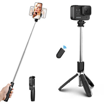 ELEGIANT EGS-06 Extendable Selfie Stick Mini Tripod bluetooth with Remote Control for GoPro Action Sport Camera for iPhone for Samsung for DSLR Cam Mobile Phone