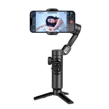 AOCHUAN Smart XE Smartphone Stabilizer Intelligent AI Facial Tracking 3-Axis Handheld Gimbal Foldable Smartphone Cellphone Video Record Vlog PTZ Stabilizer for Phone
