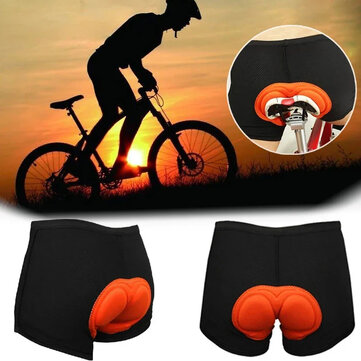 Cycling Shorts Breathable Shockproof Comfortable Underpants Sponge Gel 3D Padded Cycling Pants for Bicycle Motorcycle