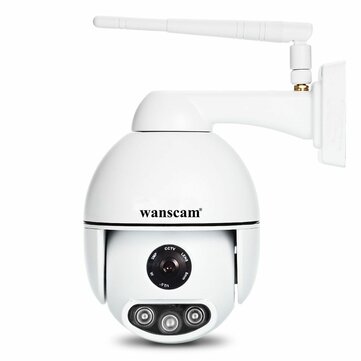45.55 FOR WANSCAM K54 1080P WiFi IP Outdoor Dome Camera