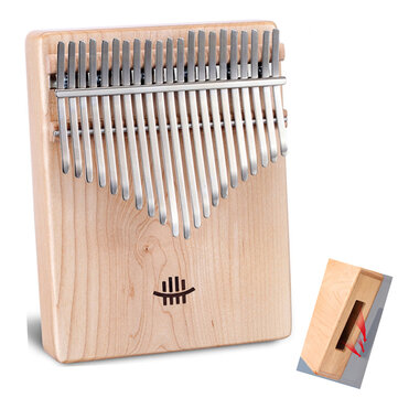 HLURU 21 Keys Thumb Piano wooden Professional Kalimbas bottom hole Mahogany Musical Instrument for beginner