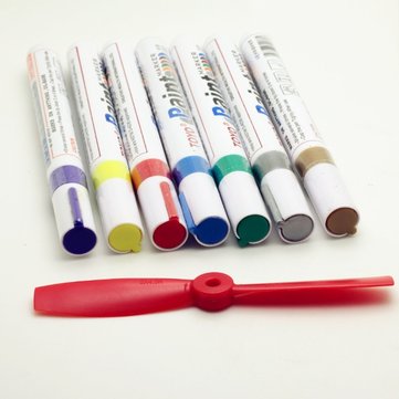 Lantian DIY Colorful Paint Ink Marker Drawing Doodling Pen for FPV Racer Drone 9 Color