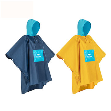 Naturehike NH19Y036-Y Portable Adult Raincoat Poncho Waterproof Windproof Foliding Rainwear