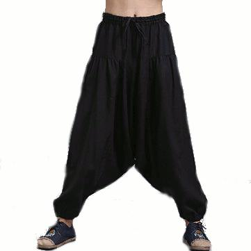 HR0223 Harem Pants Unisex Low Crotch Yoga Trousers