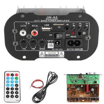 Hi-Fi Bass Power Subwoofer Amp Board Bluetooth Digital Power Amplifier
