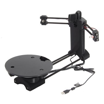 Black Diy 3d Laser Scanner Adapter Plate For Ciclop Printer Banggood Usa Sold Out Arrival Notice - Diy Laser Scanner 3d