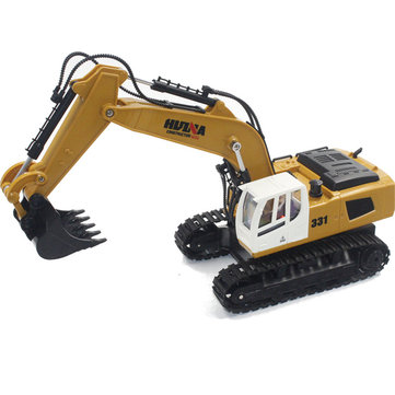HuiNa Toys 1331 1/16 2.4G 9CH Electric Rc Excavator Engineering Digging Truck Model