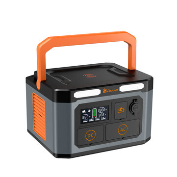 [EU/USA Direct]KROAK 1500W（3000W Peak） Portable Power Station 1598.4Wh with 2 AC Outlets Wireless Charge 65W PD Solar Generator for Home Backup Emergency Outdoor Camping