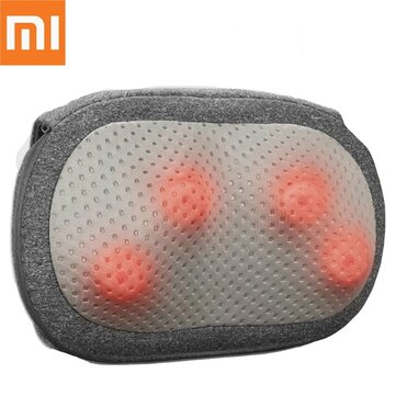 Leravan Smart Wireless Temperature 3D Massage Pillow From Xiaomi You Pin PTC Hot Compress Neck Waist Back Cushion Interface Autorotation