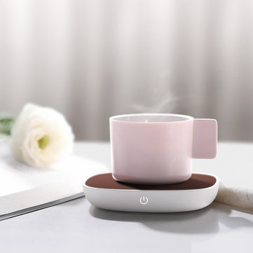 20% OFF for Xiaomi Xiaobai Electric Tray Coffee Tea USB Drink Warmer Cup Heater