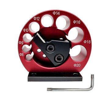 14Pcs Accessori Dremel 1/8  Abrasive Polishing Mounted Stone Rotary Tool  Grinding Wheel Red For Dremel Tools