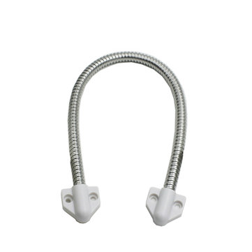 Stainless Steel Door Loop for Exposed Mounting Access Control Wire Protection.